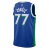 Maillot Basket Homme Dallas Mavericks Luka Doncic 77 2022-23 Nike City Edition Bleu Swingman